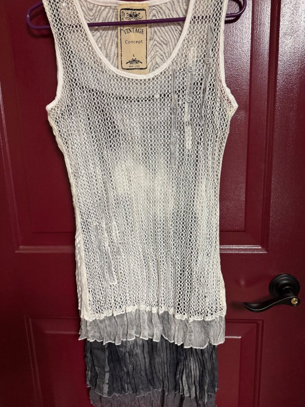 Vintage Concepts layered tunic/dress (fits like a Medium)